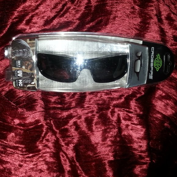 Crossfire Protective Eye Glasses Sliver Miror Lens - Picture 11 of 16